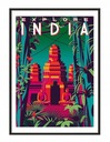 OBRAZOVÝ PLAGÁT V RÁME 33x43 cm India P1271