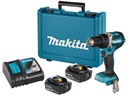 MAKITA Vŕtací skrutkovač 18V 54Nm 2-prevodový 2x5,0Ah BLmotor DDF484RTE