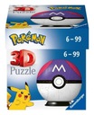 Puzzle 54 dielikov 3D Pokémon Master Ball