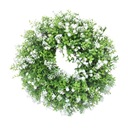 30 cm Gypsophila veniec Girlanda na vonkajšie dvere