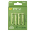 4x GP RECYKO batéria 2700mAh AA R6 ECO 1,2V NIM