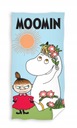 Plážová osuška MOOMINS 70x140 bavlna