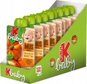 Kubuś Baby Mousse pomarančová zelenina 100 g 9 kusov