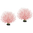 Faux Plant Red Coral Decor Planta Artificial