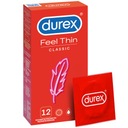 DUREX FEEL THIN veľmi tenké kondómy 12 ks