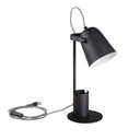 Stolná lampa Kanlux RAIBO E27, čierna, max 5W