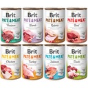 BRIT PATÉ & MEAT MIX 8 PRÍCHUTÍ 8x800g