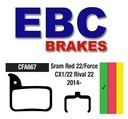 EBC podložky na bicykel (organické) SRAM Red 22 / For