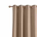 LAUREL Blackout Curtain Grommets béžové