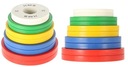 SET pogumovaných závaží na olympijské tyče 51mm VÁHA SET 15kg