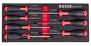 SADA SKRUTKOVAČOV ROOKS TORX 7 KUSOV