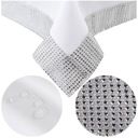 Obrus ​​odolný voči škvrnám na stôl Elegant Diamond White, 110x160