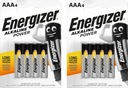 Batéria Alkaline Energizer AAA 1,5V LR03 8 ks