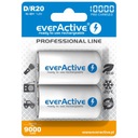 Batérie R20 D Ni-MH everActive 10000 mAh 2BL