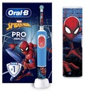 Oral-B Pro Kids 3+ Spiderman elektrická zubná kefka + puzdro