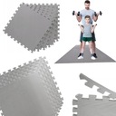 Fitness ochranná podložka na cvičenie na podlahe puzzle 4 veľké, protišmykové