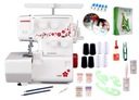 Janome 990D 4-nitový overlock + 5 prítlačných pätiek + zadarmo + kurzy šitia + KNIHA