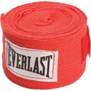 Everlast boxerské obväzy 3 m červené