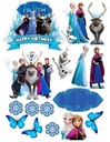 FROZEN ANNA ELSA + MENO Potlač cukru A4