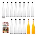 20x DEKORAČNÁ FĽAŠA BELVEDERE 500 ML na CIDER VÍNO