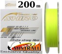 BRAID SHIRO FLUO YELLOW 0,13 mm – 9,60 kg / 200 m