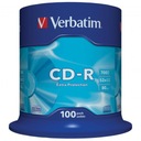 VERBATIM CD-R, 700 MB, 52X RÝCHLOSŤ, 100 ks.