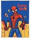 Deka na prehoz Spider SPIDERMAN pre deti veľká mäkká Marvel hero 130x170