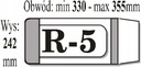 Nastaviteľný obal na knihu R5 (50 ks) OCHRANNÉ OBALY na Mega dokumenty
