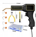 PLASTOVÁ ZVÁRACÍ PISTOL S LED 50W + 4 KRABICE KÁBLOV