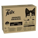 Felix Classic 80x85g Mokré krmivo pre mačky (4 príchute) Vit. D,E / Omega-6