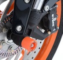 R&G KTM 125/200 ORANŽOVÉ POSÚVAČKY odpruženia