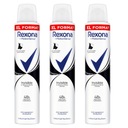 Rexona Motion Sense dámsky dezodorant v spreji Invisible Black&White 3x200 ml