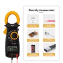 Digitálny klešťový ampérmeter Multimeter NCV El Clamp