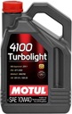 MOTUL 4100 TURBOLIGHT 10W40 API SN ACEA A3/B4 5L