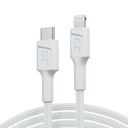 Biely USB-C Lightning kábel s MFi 1m pre iPhone 11 12 13 14 PRO