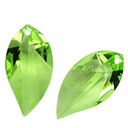 Swarovski Strass 8806 Nový list 28 mm svetlo peridot