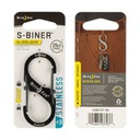 Nite Ize - S-Biner SlideLock Stainless Steel #3 Carabiner - Black