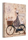 Obraz Sam Toft Ernest na bicykli na stenu 30x40cm