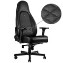 NOBLECHAIRS ICON KRESLO, ČIERNA, ČIERNA SEDAČKY