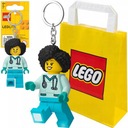 LEGO KEYRING LED BATERKA LEKÁRSKÝ PRSTEŇ NA KĽÚČENKU + DARČEKOVÁ TAŠKA