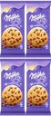 Krehké sušienky Milka XL Cookie Choco s čokoládou 184g x4