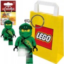 LEGO NINJAGO KĽÚČENKA LED BATERKA LLOYD PRSTEŇ NA KĽÚČENKU SO SVETLOM + DARČEKOVÁ TAŠKA