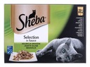 SHEBA Selection in Sauce Mix of Flavors cat 12x85g