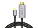 USB Type-C - HDMI kábel SAVIO CL-170 4K 60Hz 1 m