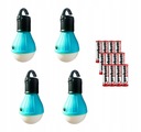 LED TURISTICKÁ LAMPA SET 4x do kempingového stanu