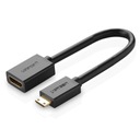 UGREEN Adaptér UGREEN 20137 Mini HDMI na HDMI, 22 cm (čierny) ]]