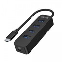 USB-C HUB; 4x USB-A 3.1; Aktívne; 10W; H1117B