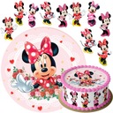 SADA TORTOVÝCH KOLÁČOV MINNIE MOUSE + 10 ZNAKOV