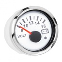 HODINY INDIKÁTOR NAPÄTIA VOLTMETER 8-16V 12V 52mm