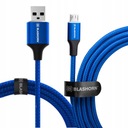 Kábel Micro USB nabíjací kábel 1,2 m QC3.0, silný oplet, krátky, RÝCHLY